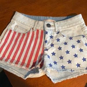 American flag shorts